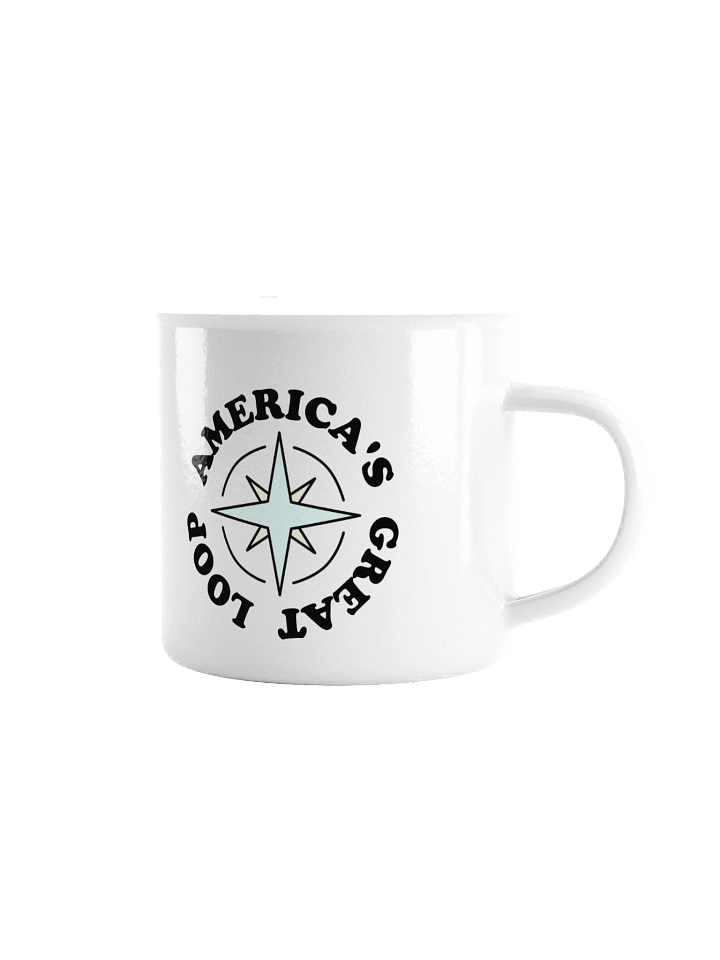 No Regrets Retro Enamel Mug product image (1)