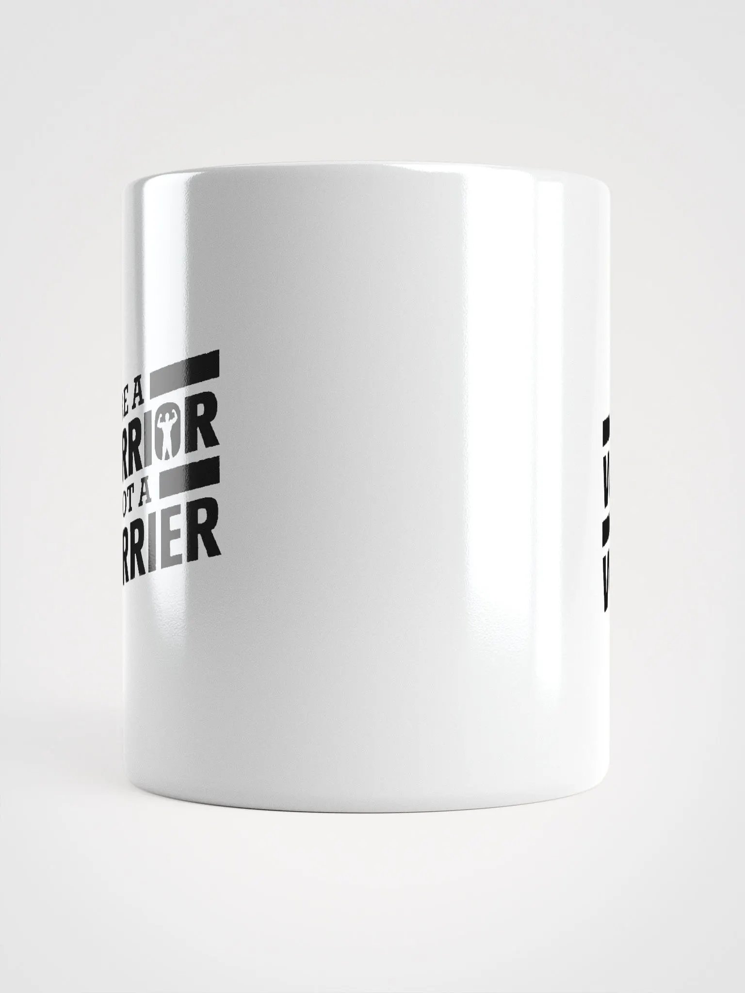 Be A Warrior Not A Worrier White Glossy Mug 11/15/20oz product image (5)