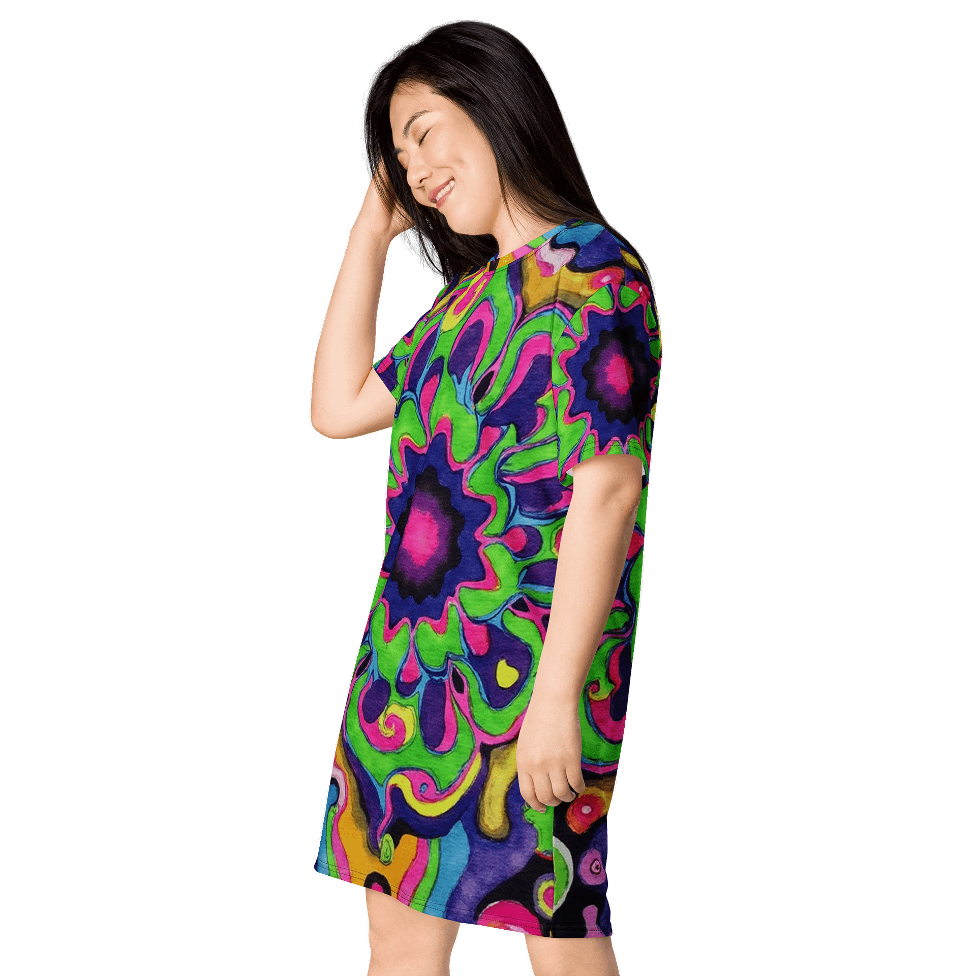 Barry Grady Psychedelic All-Over Dress product image (3)