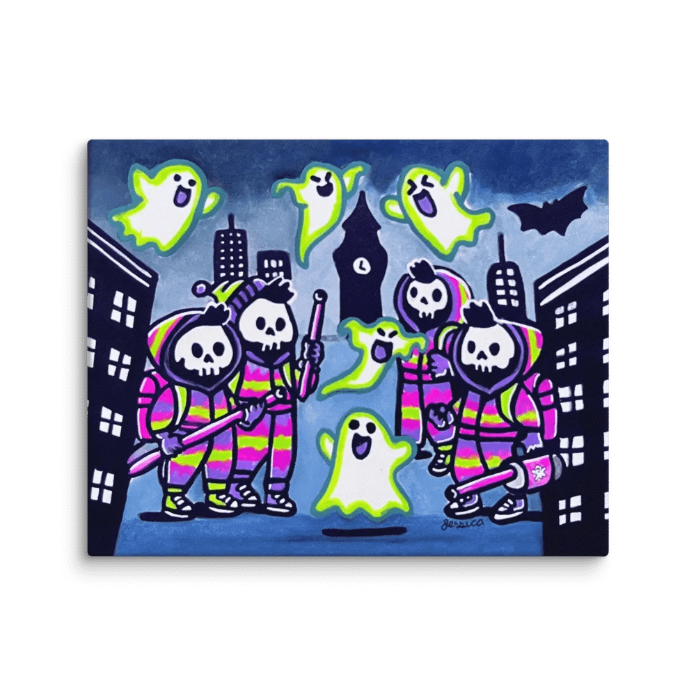 Ghostly Pursuit Canvas product image (1)