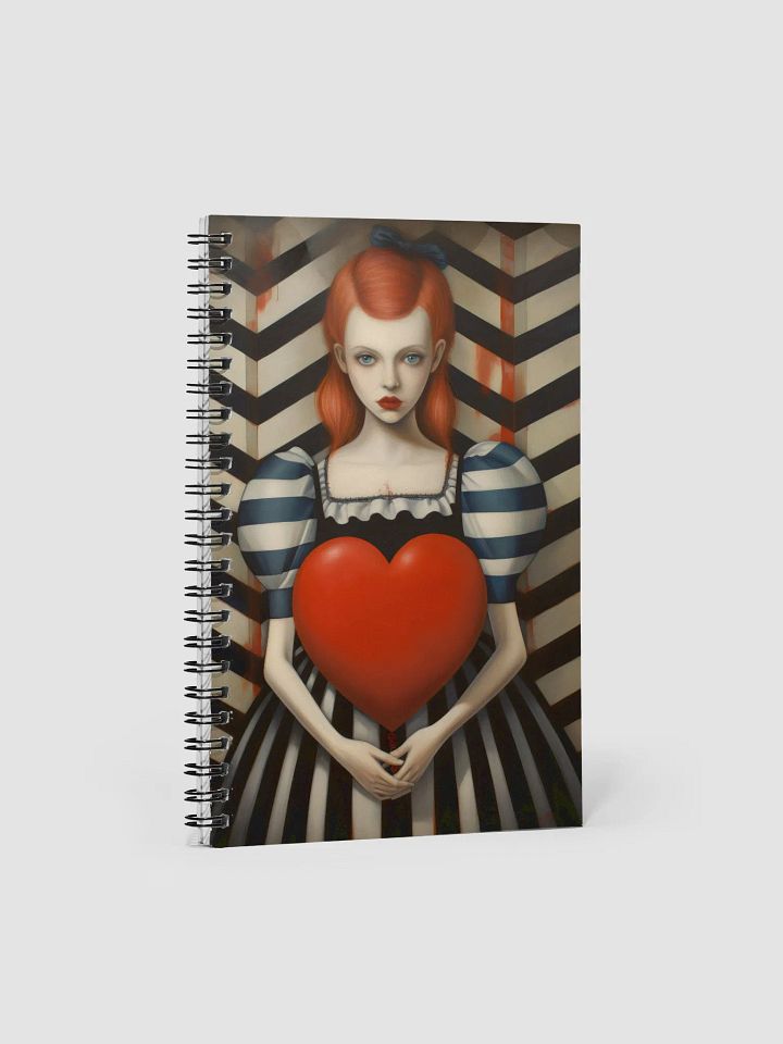 Gothic Heart Spiral Notebook product image (1)