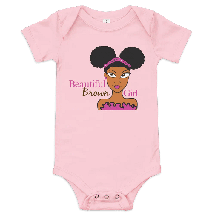 Beautiful Brown Girl Onesie - Cinnamon product image (1)