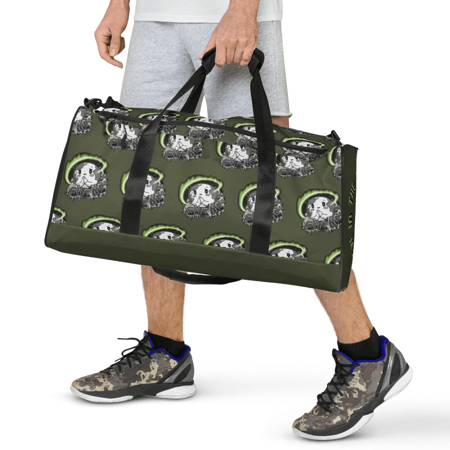 Save Me: A Plea from Planet Earth Saratoga Duffle Bag 🌍 product image (4)
