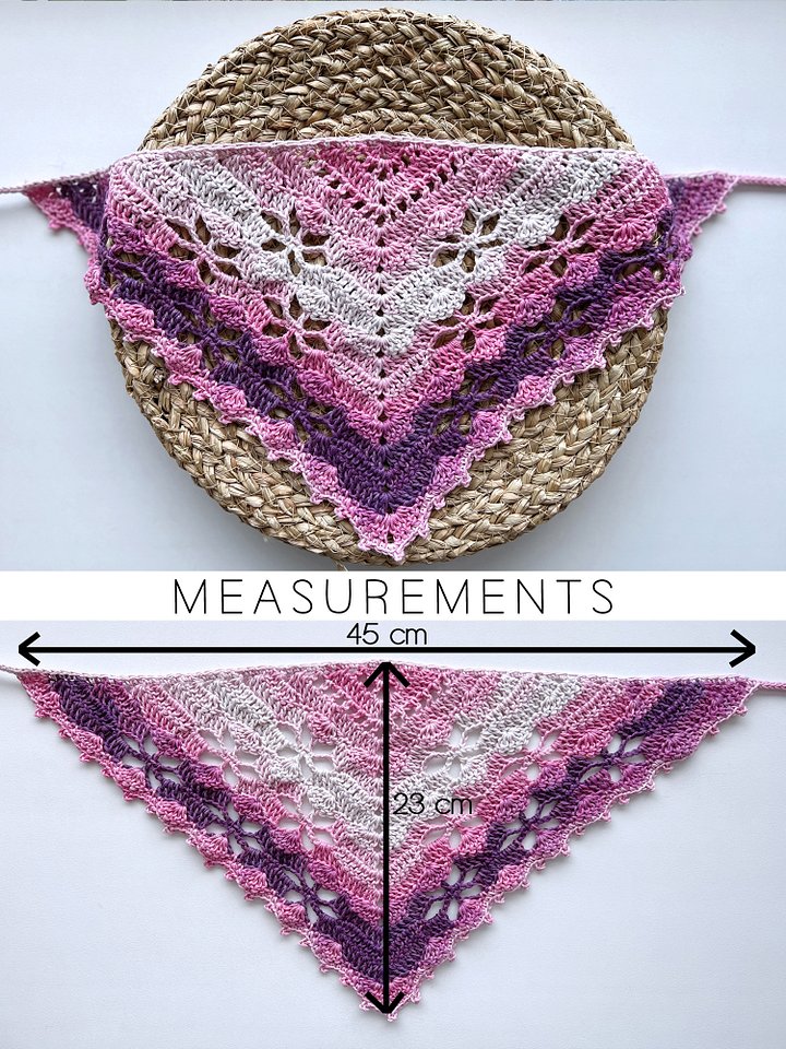 Crochet Pattern: Sakura Bandana V2 product image (2)