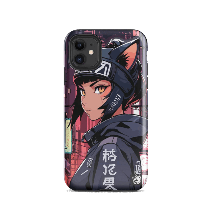 Neon Cat Hoodie iPhone® Tough Case product image (24)