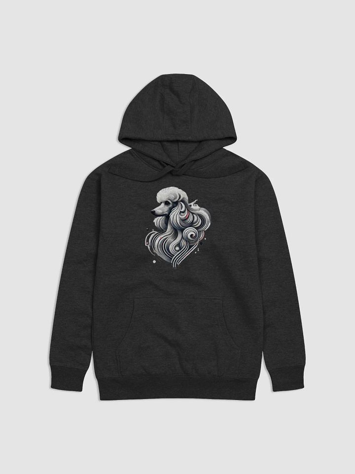 Elegant Poodle Abstract Art Premium Hoodie product image (2)