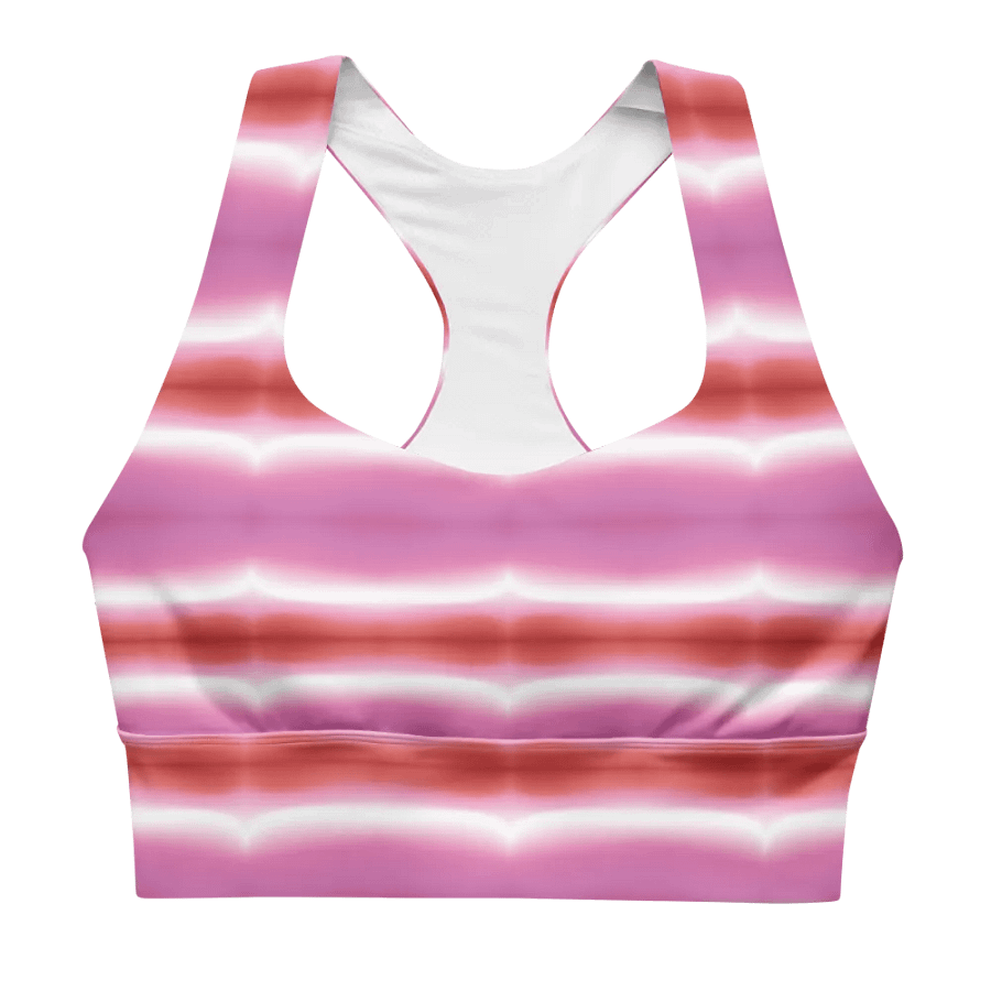 Sunset Stripe Sport Bra product image (3)