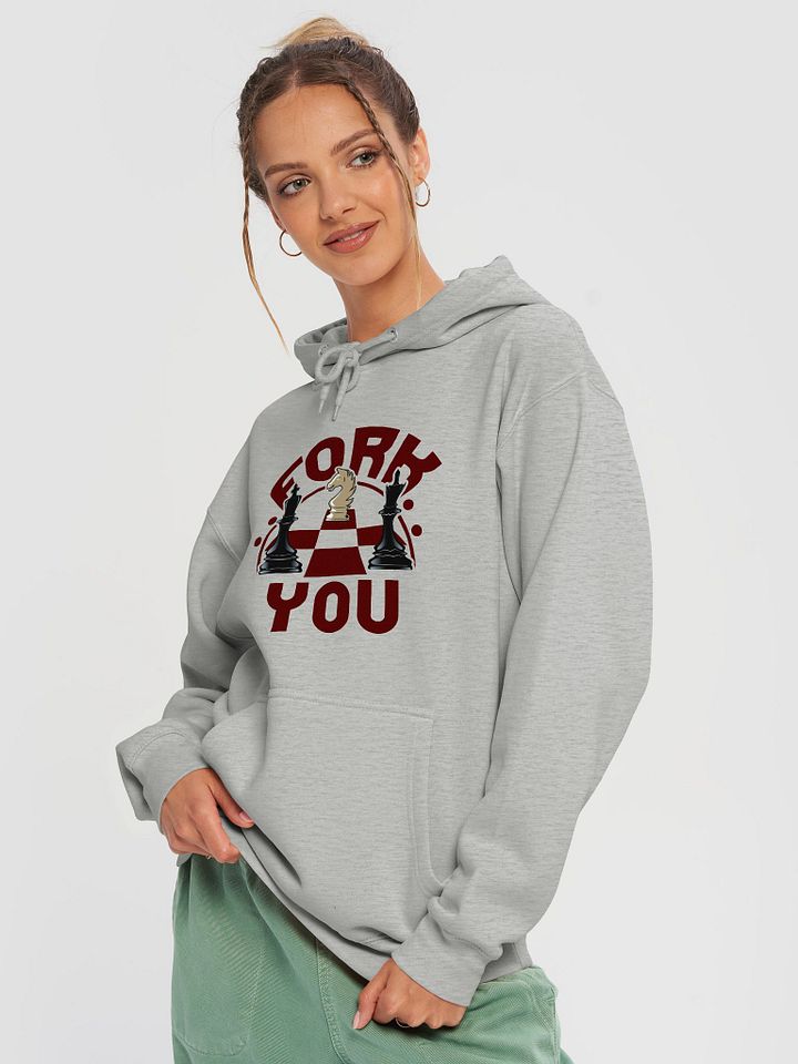 Fork You Chess Hoodie – Funny Pun Apparel for Players product image (2)