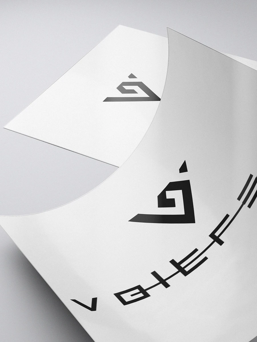 White logo Sticker product image (4)