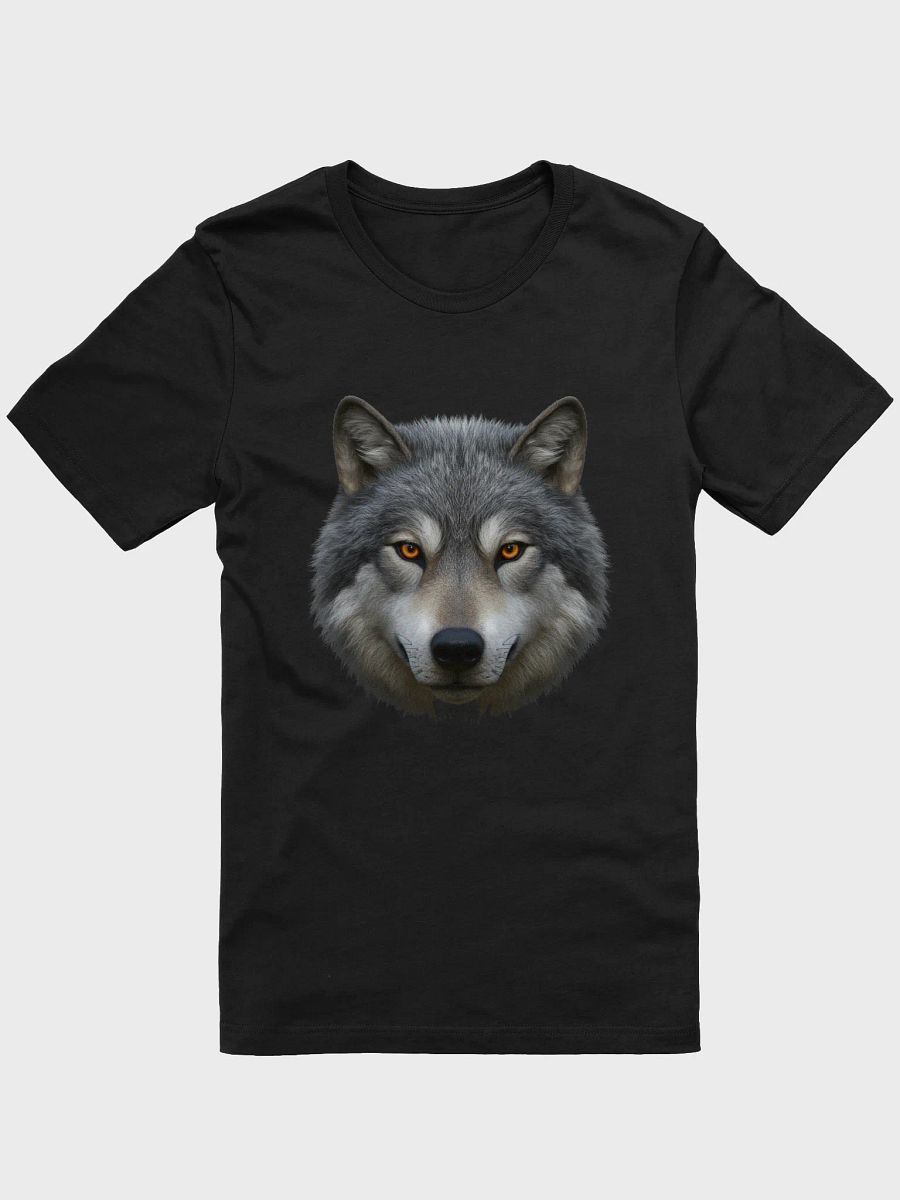 Polo negro con un lobo product image (1)