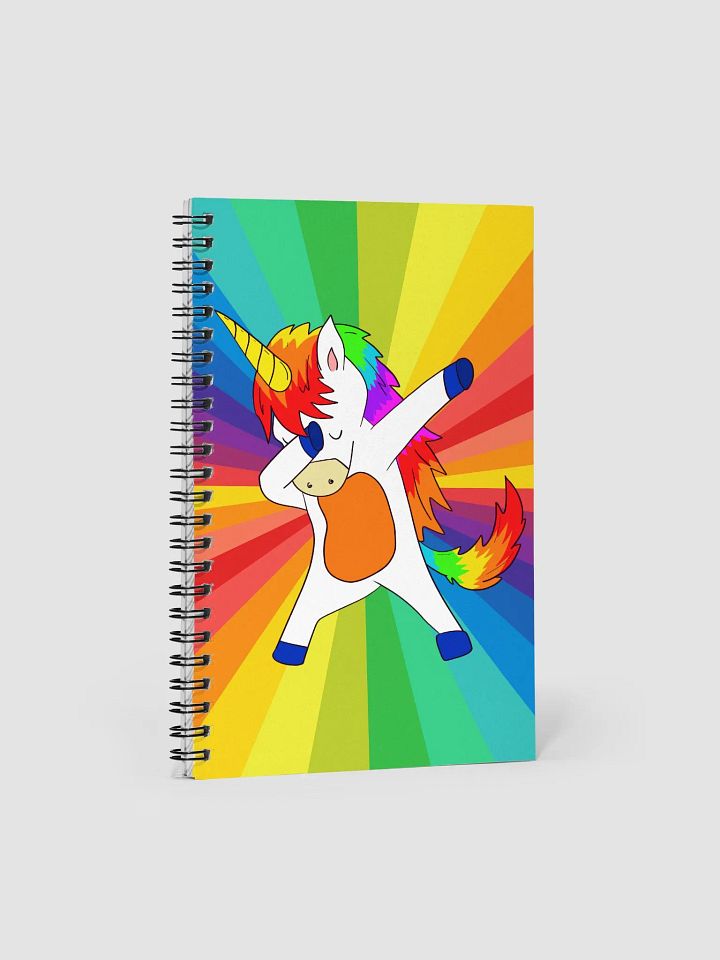 Dabbing Rainbow Unicorn Notebook product image (1)