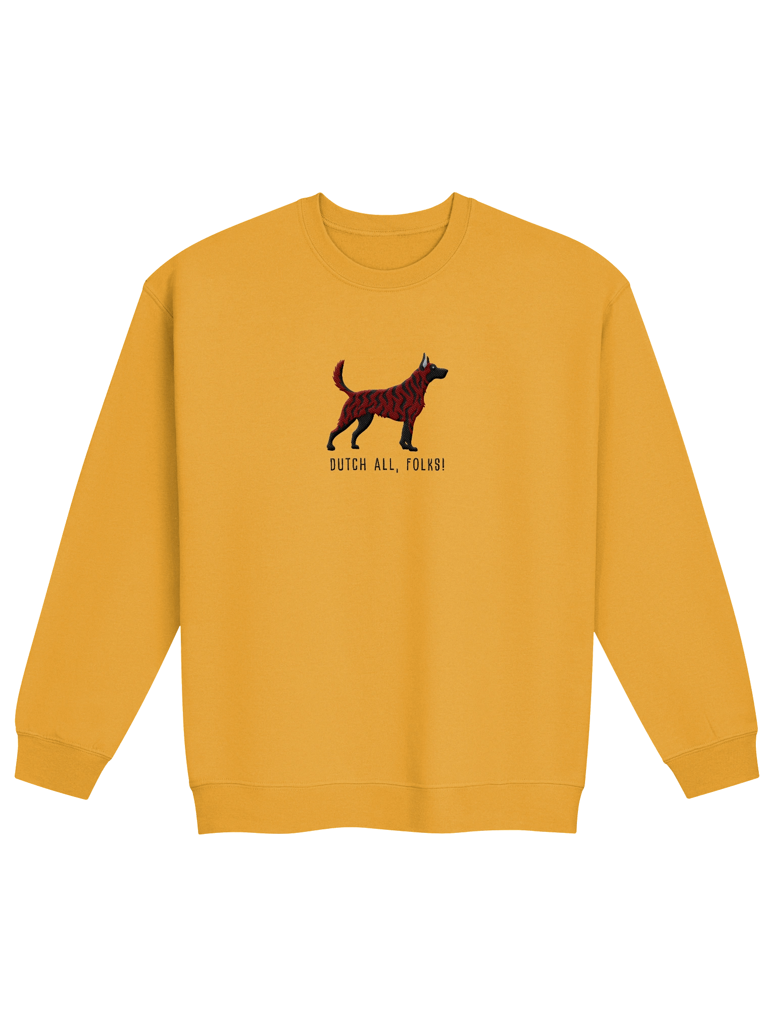 Dutch All, Folks! Sweatshirt (Embroidered) of a Dutch Shepherd(Brindle) product image (13)