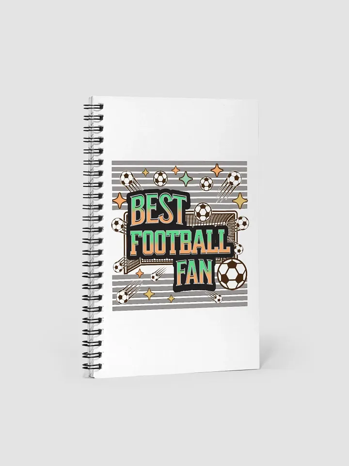 Best Football Fan Fanatic Spiral Notebook product image (1)