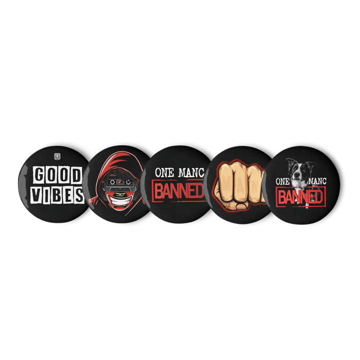 One Manc Banned - Pin Badges product image (2)