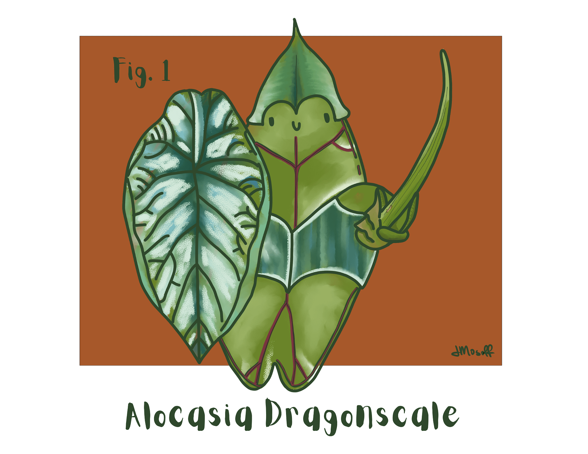 Alocasia Knight Print product image (1)