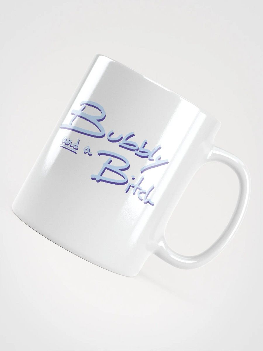 Bubbly and a B*tch (blue and purple shadow design) mug product image (7)