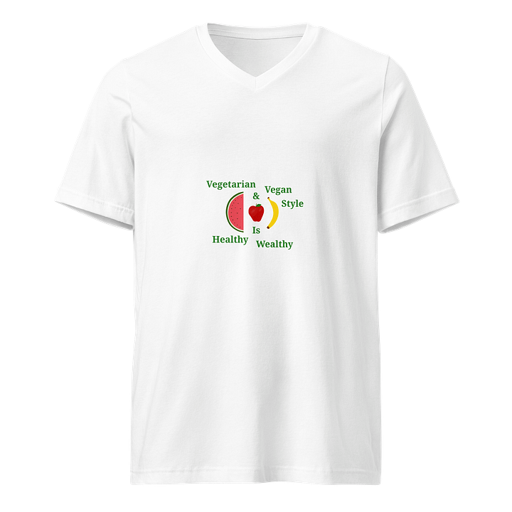 Fruity Vegan Vibes V-Neck Tee product image (1)