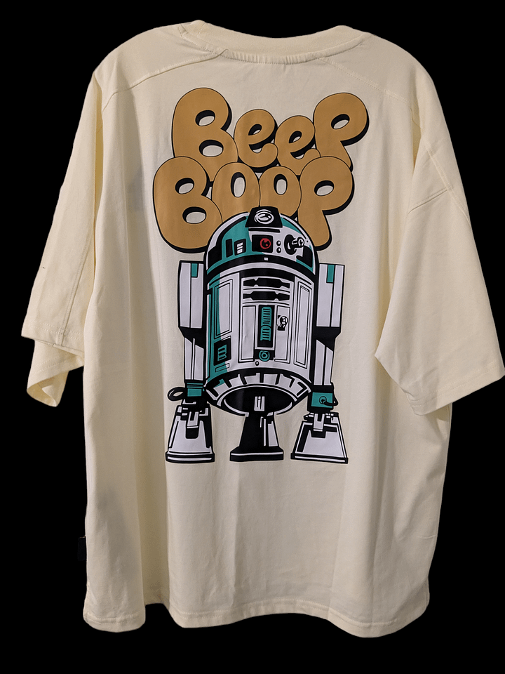Men's L Star Wars Beep Boop Quarter Sleeve Tee product image (2)