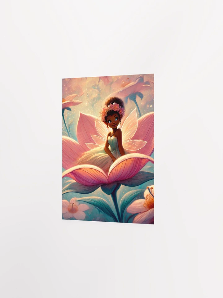 Pretty Pink Flower Fairy Premium Matte Poster product image (16)