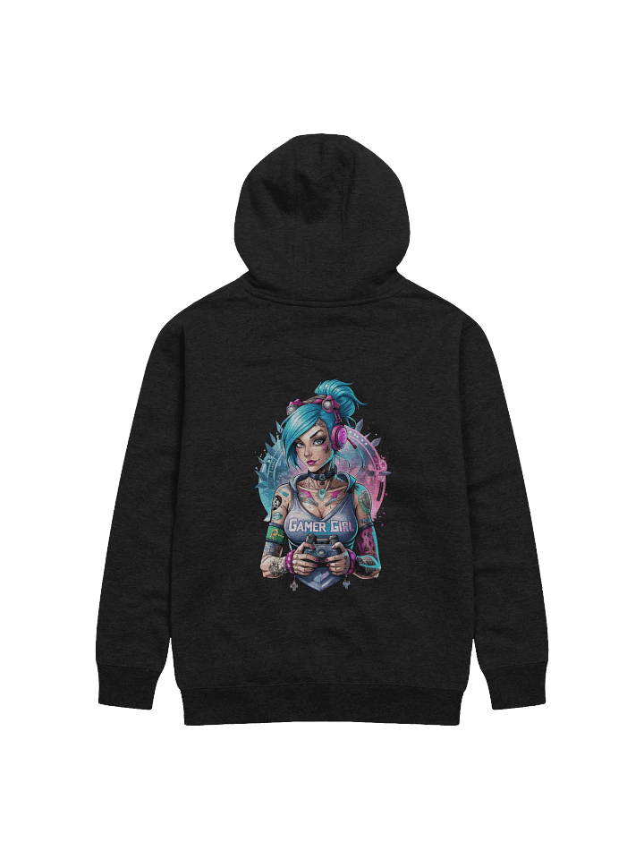 Gamer Girl Vibes Back Printed Hoodie product image (22)