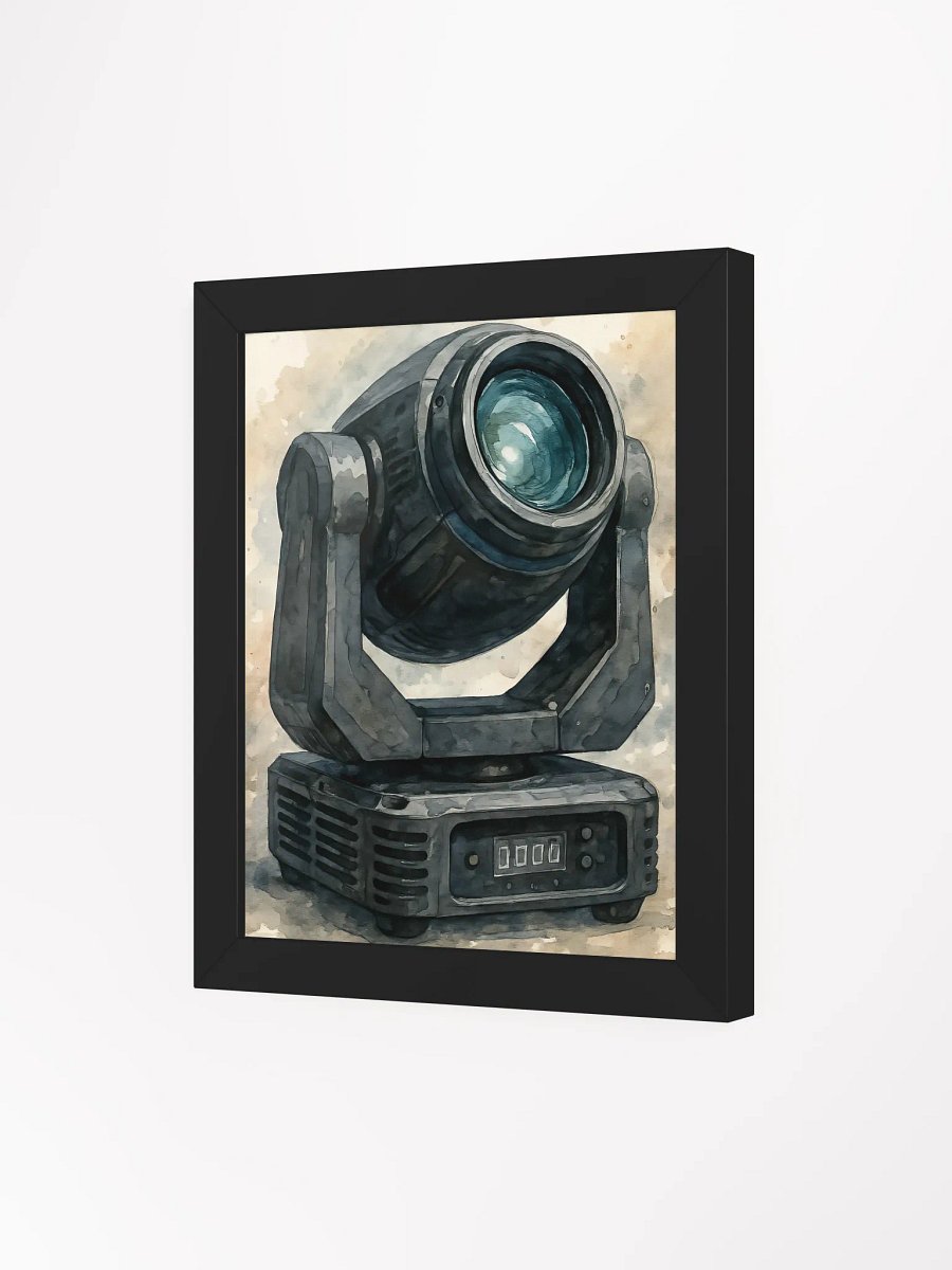 Luminary Moves Theatrically Jerry: Grunge Watercolor Moving Head Light Fine Art Print product image (12)