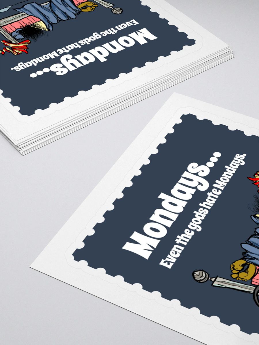 Mondays Suck Kiss Cut Stickers product image (4)