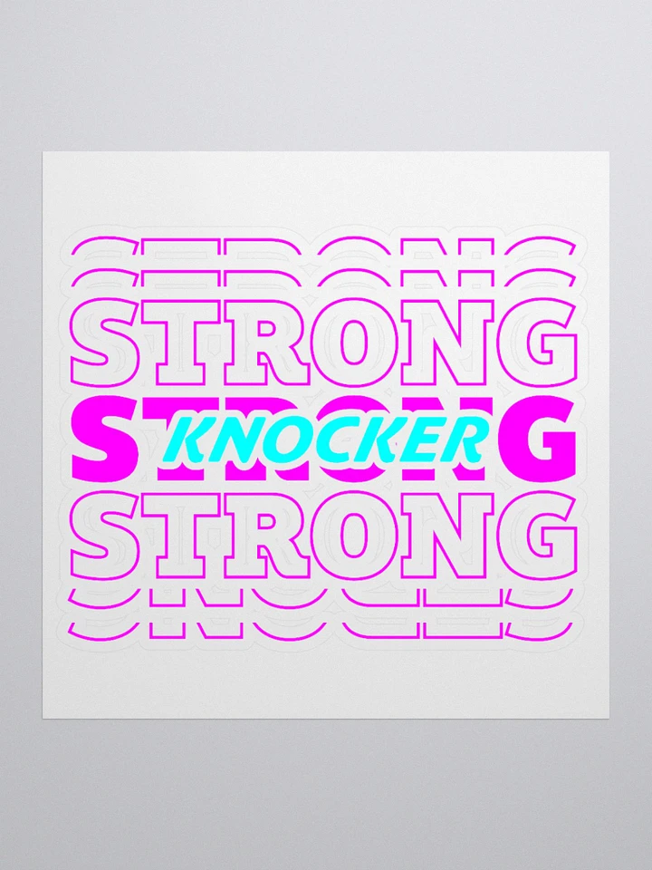 KNOCKER STRONG STICKER product image (1)