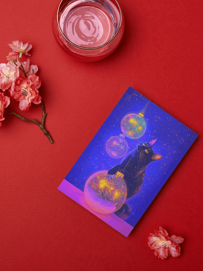 Custom Greeting Card Creation - Uncommon Greeting Cards by Hella High Magic Media product image (1)