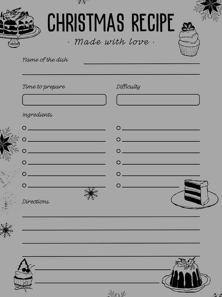 Download Printable Recipe Cards in PDF Format! ✨🍴 product image (1)