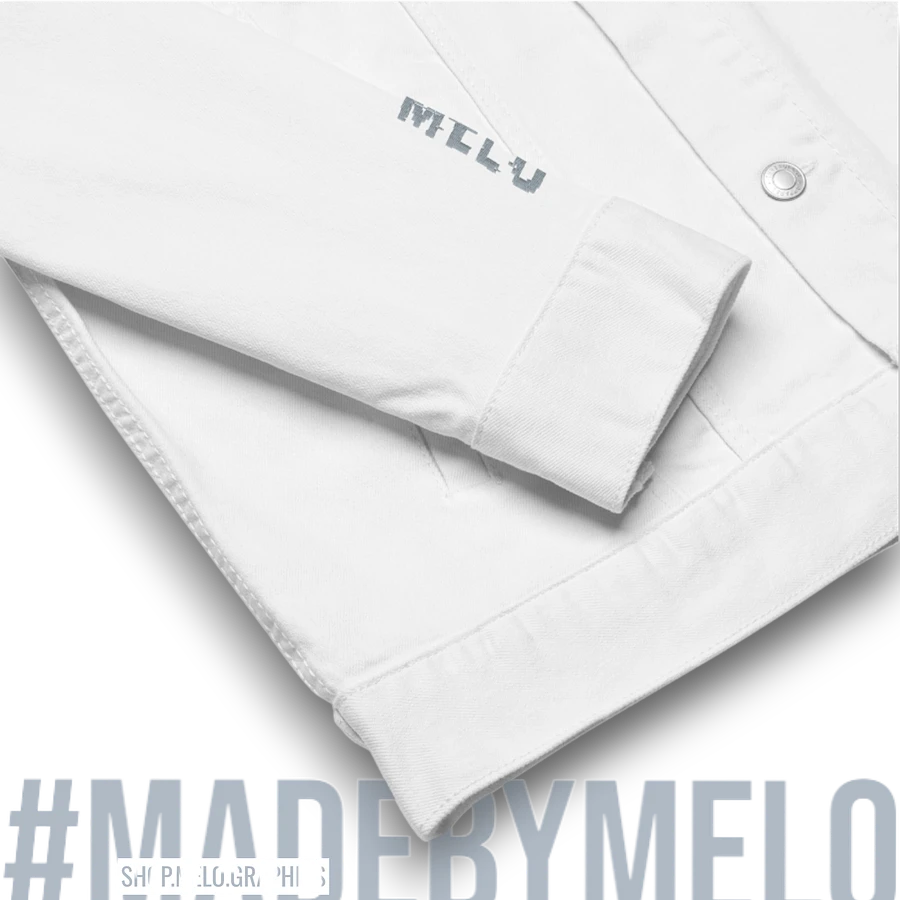 Rated M: Grey Stitched - Denim Jacket | #MadeByMELO product image (3)