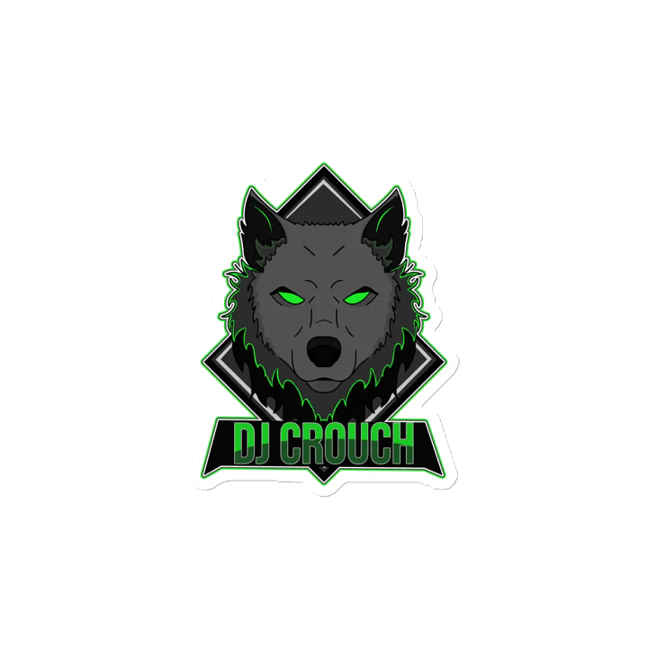 Glowing Wolf DJ Die-Cut Magnets product image (2)