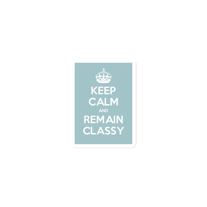 Keep Calm Magnet in Blue product image (1)