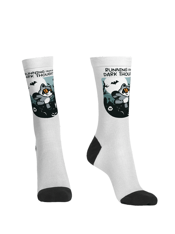 Running From My Dark Thoughts Socks product image (2)
