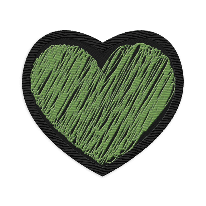 Heartfelt Scribbles Embroidered Patch product image (1)