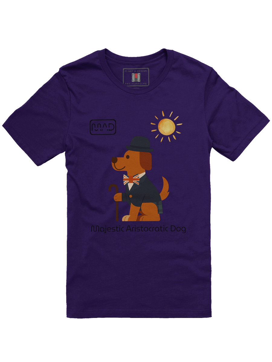 Majestic Aristocratic Dog – Noble Pup Tee – MAD Style - M-Art & Design product image (8)