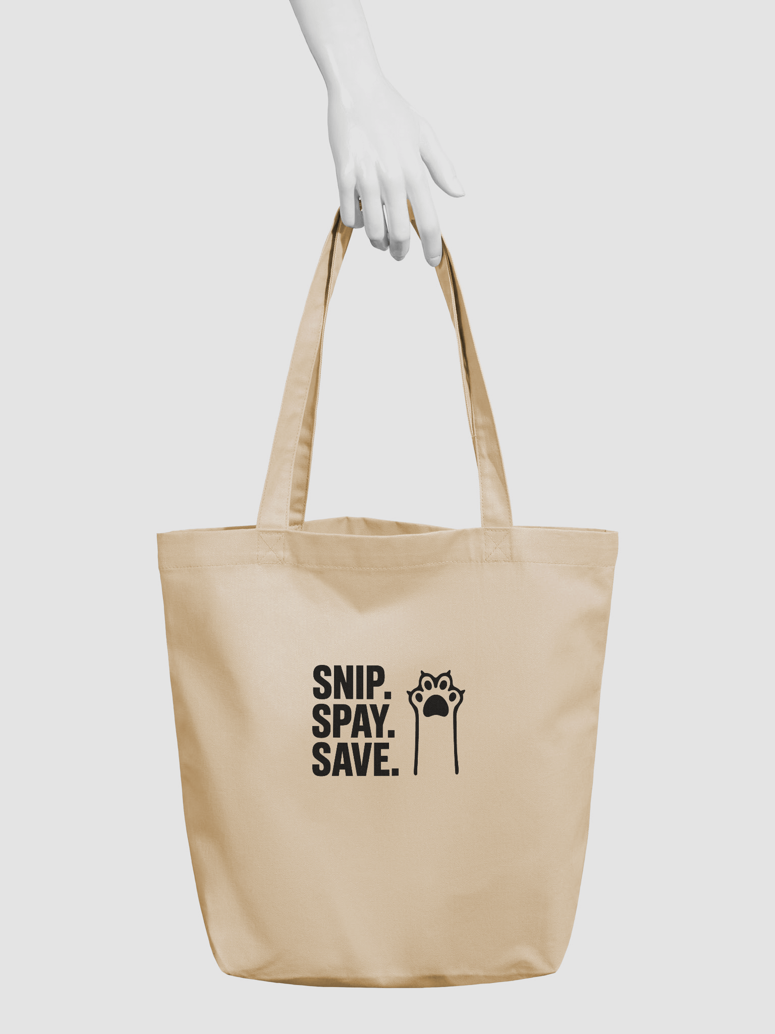SNIP. SPAY. SAVE. | Eco-Friendly Tote Bag product image (2)