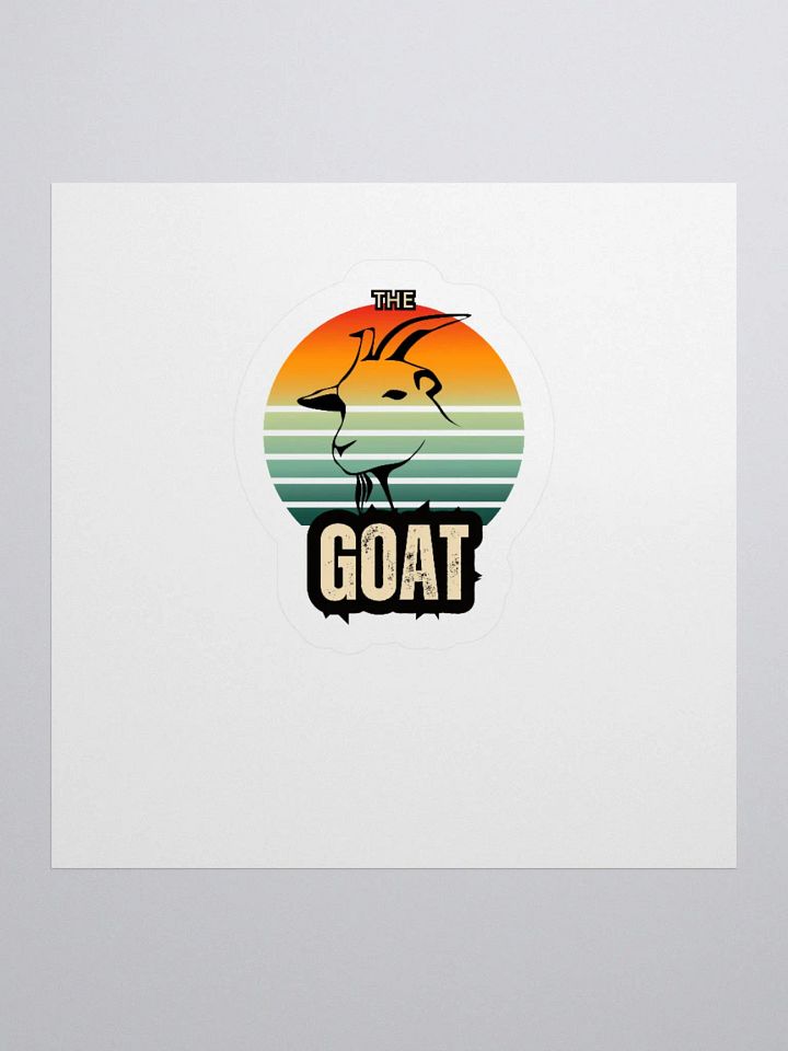 The GOAT Kiss Cut Stickers product image (1)