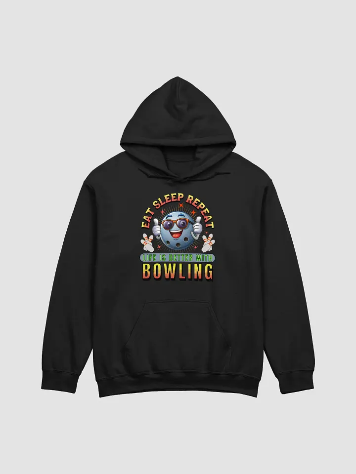 Eat Sleep Repeat Thumbs Up Bowling Hoodie product image (1)