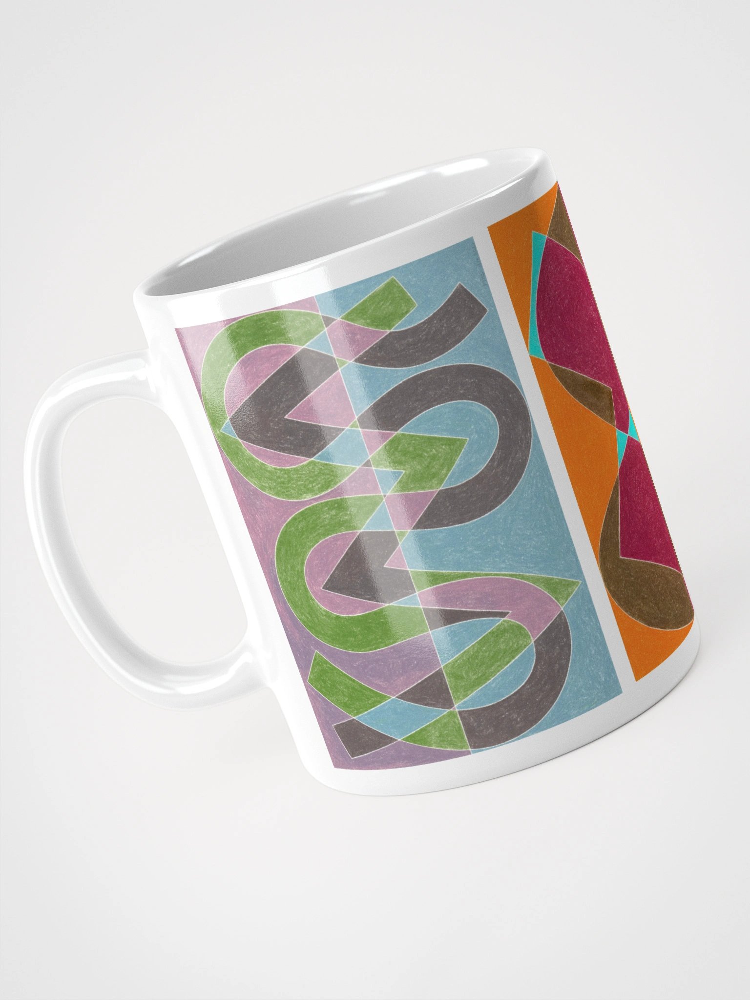 Prismacolors #1, 2 & 3 (2021) on White Glossy Mug product image (7)