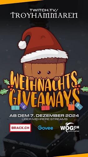 Am 7. Dezember geht es ab ca. 19 Uhr los! Viele tolle Giveaway-Preise gibt es über mehrere Streams zu gewinnen. Die genauen D...