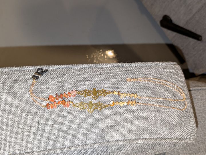 Gold Glasses Chains With Bats product image (2)