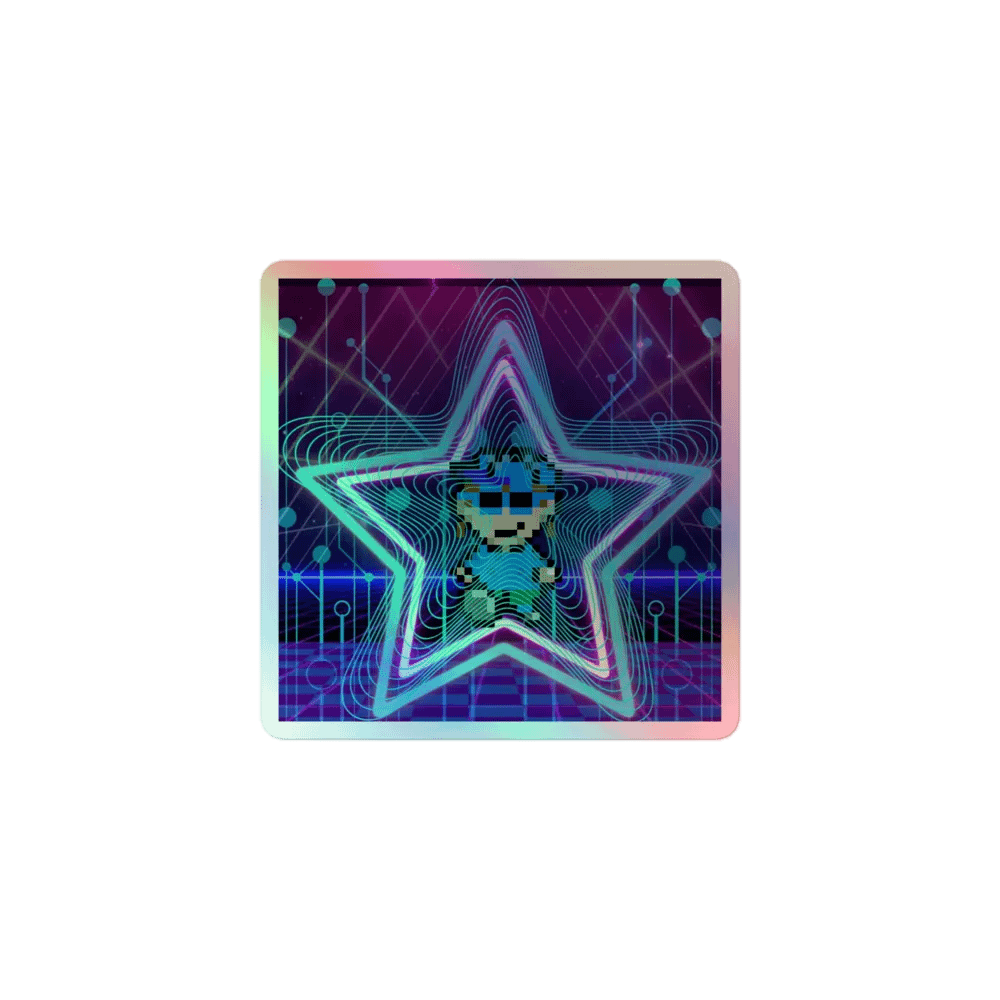 Circuit Star Sticker product image (1)