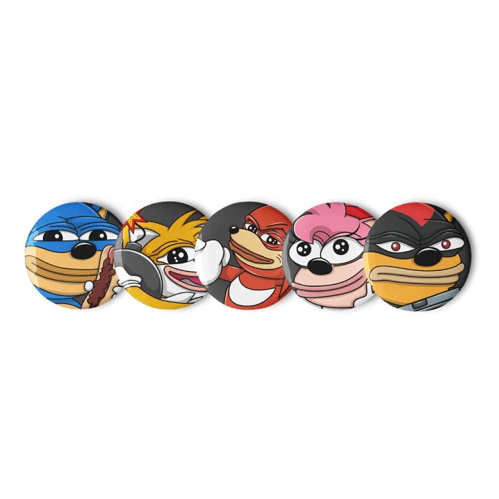 Sonic and Gang Pins product image (2)