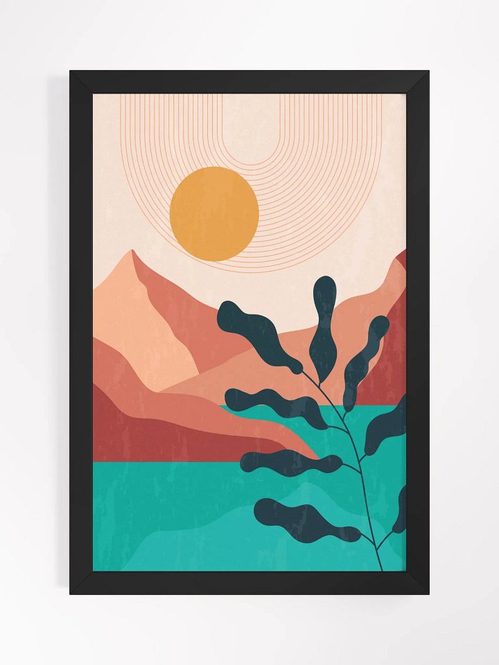 Vibrant Ayous Wood Framed Poster product image (5)