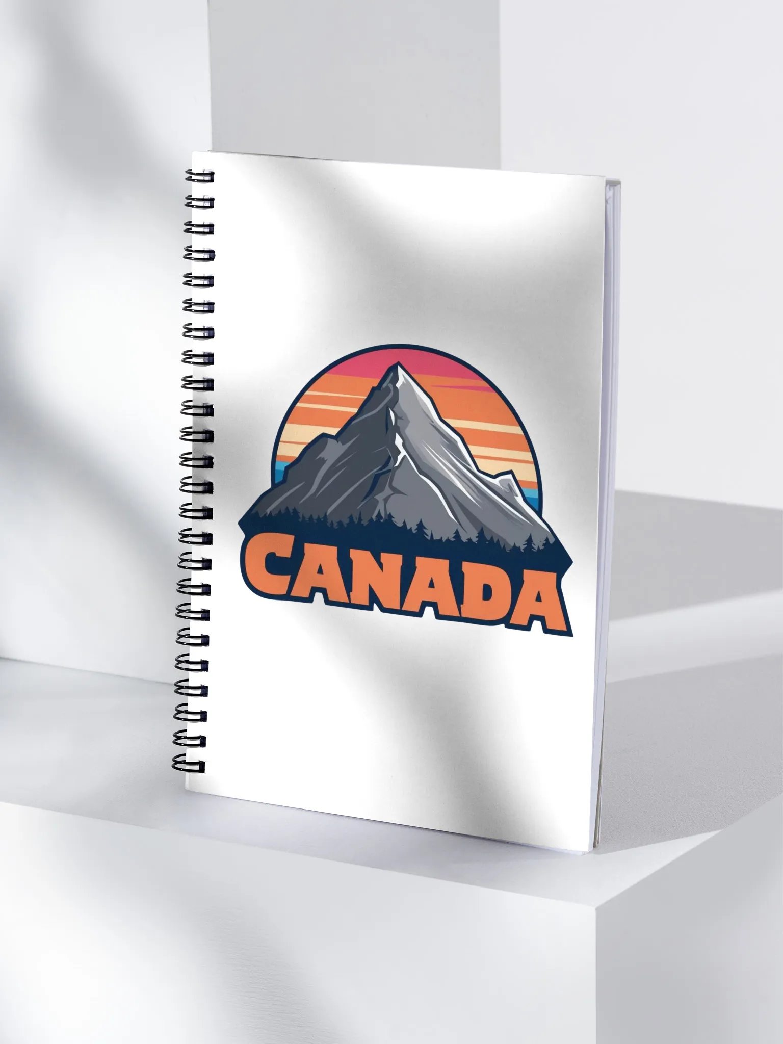 Canadian Sunrise Spiral Notebook product image (4)
