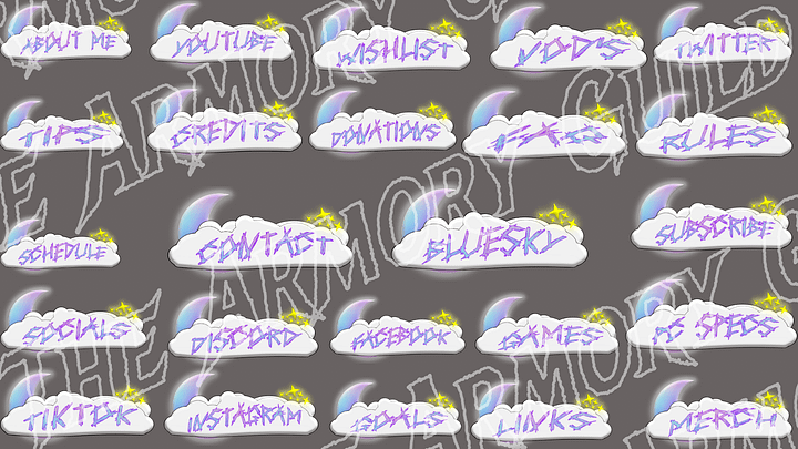 Cloud Twitch Panels product image (1)