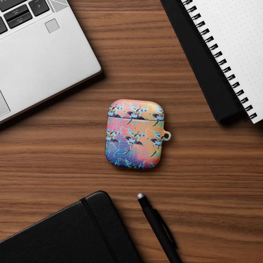Floral Tech Lilies AirPods® Case for styllish techi ladies daughters friends product image (14)