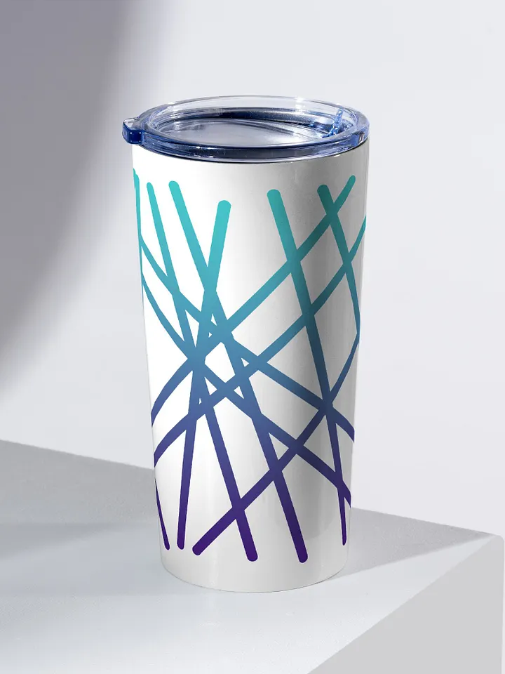 20oz Stainless Steel Tumbler w/ OG Blue Lines product image (2)