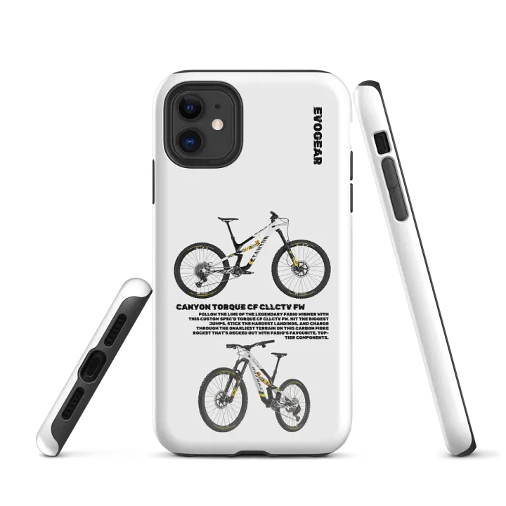 White Torque CF CLLCTV FW iPhone Case product image (1)