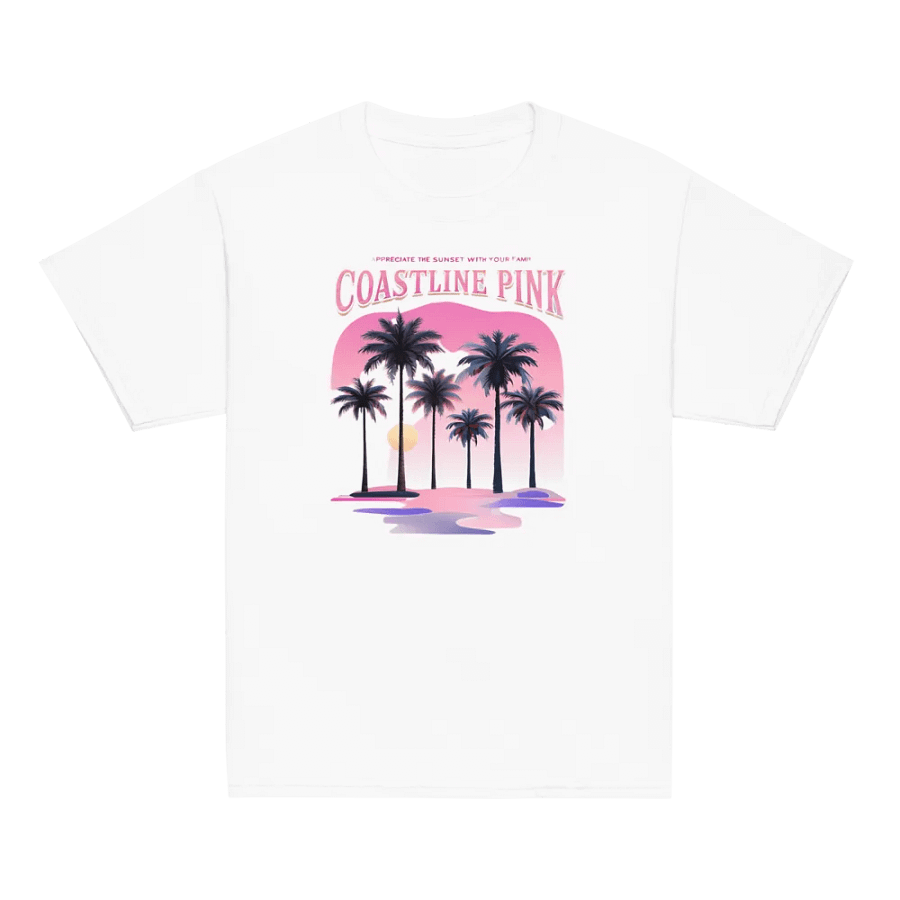 Coastline Pink Sunset Youth Tee product image (1)